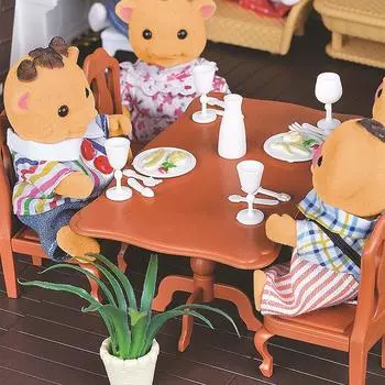 Детские миниатюрные игрушки для домашней обстановки One Size оранжевый