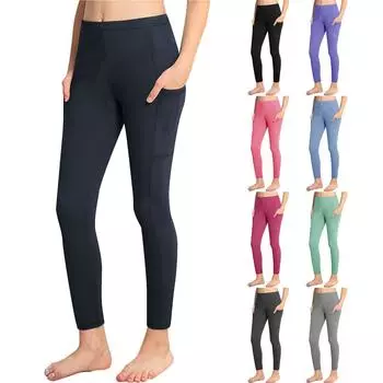 Детские модные однотонные милые повседневные спортивные штаны для йоги для девочек, укороченные штаны, леггинсы 160