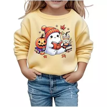 Детские модные повседневные универсальные повседневные толстовки с круглым вырезом для мальчиков и девочек, повседневные лоскутные топы с длинными рукавами, свитшоты 110