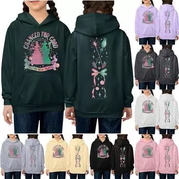 Детские модные повседневные универсальные повседневные толстовки с круглым вырезом для мальчиков и девочек, повседневные лоскутные топы с длинными рукавами, свитшоты 160