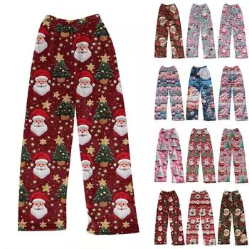 Детские модные зимние брюки, длинные брюки, пижамы 130 кофейный