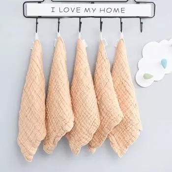 Детские муслиновые мочалки, 6-слойная марля, 1 хлопковое мягкое полотенце для лица, натуральный CPSC-сертифицированный впитывающий платок, полотенце для новорожденных