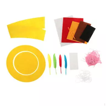 Детские наборы для изготовления пасхальных чепчиков, материалы для творчества в помещении жёлтый