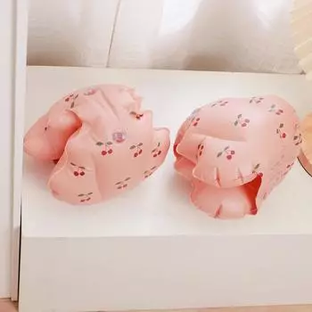 Детские надувные нарукавники для плавания, плавающий круг из ПВХ, безопасные детские нарукавники для обучения водным видам спорта вишня