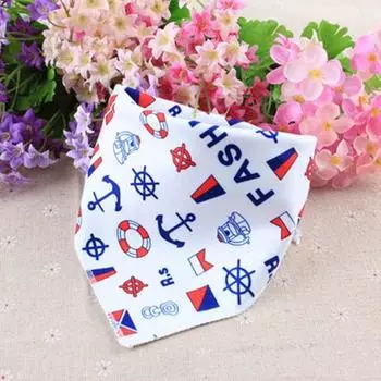 Детские нагрудники, бандана, хлопковые нагрудники, треугольные нагрудники для мальчиков и девочек, бандана, детское полотенце белый