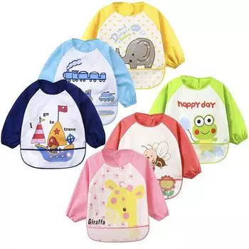 Детские нагрудники, длинные для кормления детей, бандана из ЭВА, нагрудники, устойчивые к пятнам, водонепроницаемые комбинезоны, шарфы для малышей
