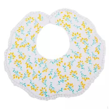 Детские нагрудники, кружевные нагрудники для кормления, регулируемые мягкие впитывающие слюни, хлопок для мальчиков и девочек, малышей Flower