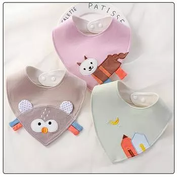 Детские нагрудники с героями мультфильмов, мягкое полотенце для кормления новорожденных, хлопковая ткань, бандана для маленьких девочек и мальчиков, полотенце для слюны для новорожденных, ткань для отрыжки