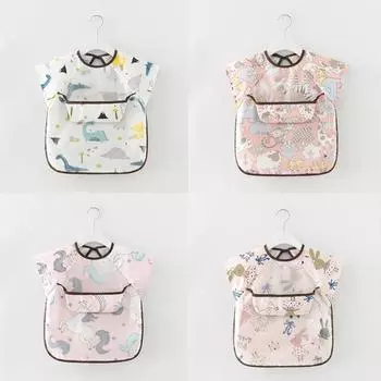 Детские нагрудники с милыми героями мультфильмов, водостойкие детские нагрудники для еды, детский рисунок, детские банданы без рукавов, мягкие детские нагрудники для еды, отрыжка, ткань Eva