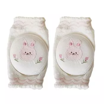 Детские наколенники из чистого хлопка, мягкие, удобные, тонкие, эластичные, регулируемые, противоскользящие, для ползания