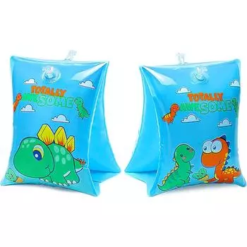 Детские нарукавники, плавательные нарукавники, плавательные средства для детей от 2 до 6 лет 22*16.5*12cm зелёный/синий