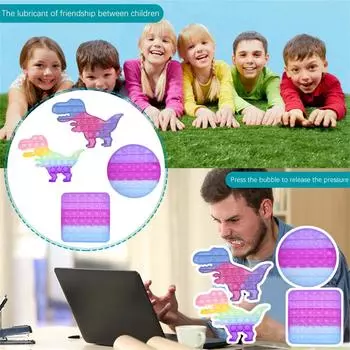 Детские настольные декомпрессионные игрушки Силиконовые светящиеся игрушки для снятия стресса