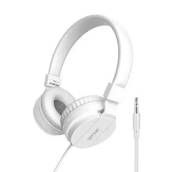 Детские наушники Детские наушники Регулируемая гарнитура с оголовьем Легкие герметичные стерео складные проводные наушники для детей Взрослые с проводным наушником