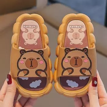 Детские нескользящие летние домашние тапочки для мальчиков и девочек 15cm (24/25)