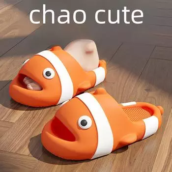 Детские нескользящие тапочки из ЭВА на толстой подошве для летнего использования дома и на улице Children 220 [Inner Length ~21cm]