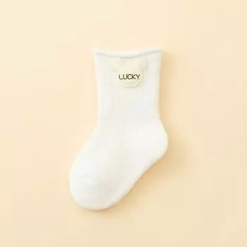 Детские носки для девочек и мальчиков, толстые теплые носки для новорожденных, однотонные детские носки, детские тапочки, зимние милые и красивые детские носки 1 to 3 Year