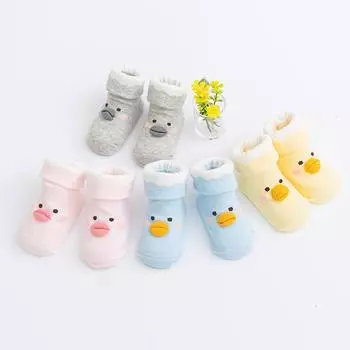 Детские носки Нескользящие носки для малышей Детские носки Носки с рисунком рта из мультфильма для мальчиков и девочек M