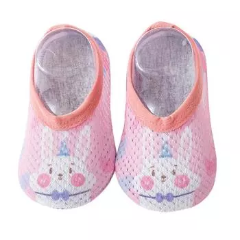 Детские носки, нескользящие противоскользящие тапочки, хлопковые носки с ручками и ремнями для маленьких девочек S