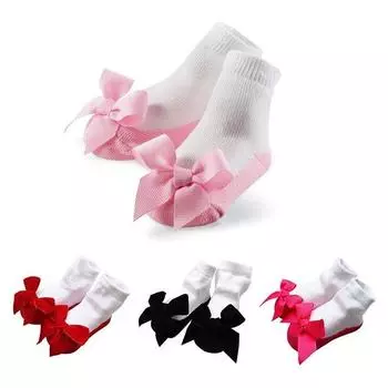 детские носки носки для новорожденных принцесса праздничные подарки на день рождения акции для маленьких девочек 12-24M красный
