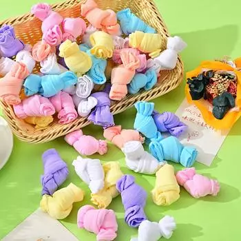 Детские носки ярких цветов, весенне-летние тонкие короткие носки 3-9 Years белый