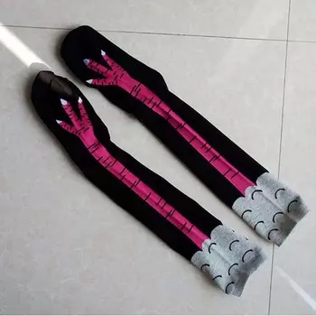 Детские носки с рисунком куриных когтей, детские носки short