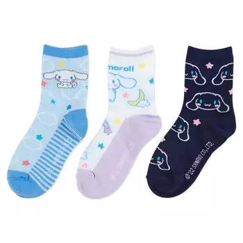 Детские носки Sanrio Cinnamoroll, набор из 3 пар 283649 (звезда) 16-18см