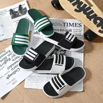 Детские новые тапочки, летние тапочки для мальчиков, школьников, детей среднего и старшего возраста можно носить нескользящие и износостойкие модные сандалии на толстой подошве 30/31