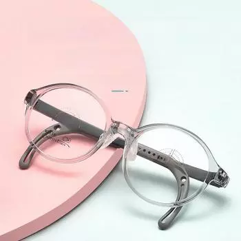 Детские очки для коррекции близорукости в круглой оправе — настраиваемые для мальчиков и девочек