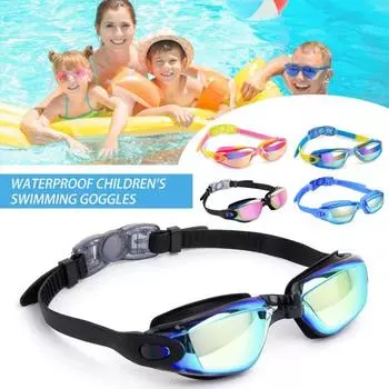 Детские очки для плавания, эргономичный дизайн, регулируемые, противотуманные, УФ-защита, очки для плавания, очки для дайвинга для детей