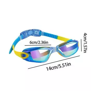Детские очки для плавания, очки для плавания для молодежи, водонепроницаемые очки с защитой от запотевания и прозрачными линзами, защита от ультрафиолета для детей и подростков