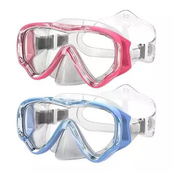 Детские очки для плавания. Очки для подводного плавания. Очки для подводного плавания с широким обзором. Противотуманные очки с носовой крышкой. Непротекающие очки для плавания. CHINA