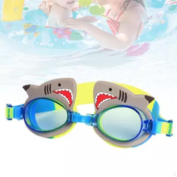 Детские очки для плавания, прозрачные, герметичные, с регулируемым ремешком, с защитой от запотевания