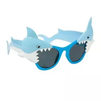 Детские очки в виде акулы, тематическая вечеринка в виде акулы, Гавайская вечеринка, детский день рождения, детский душ