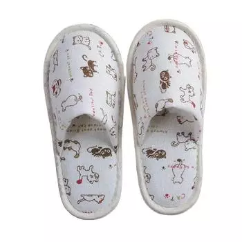 Детские одноразовые тапочки для гостиничного номера, спа, портативные милые тапочки с закрытым носком, домашняя обувь для гостей, детская домашняя дорожная обувь about 22cm