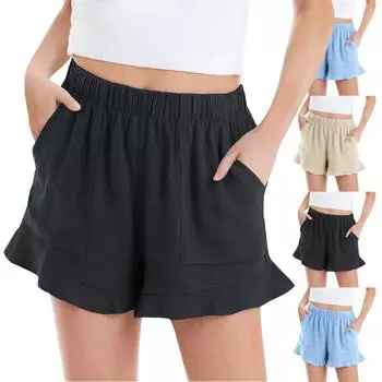 Детские однотонные повседневные брюки, свободные штаны для йоги, спортивные штаны, длинные брюки 120 чёрный