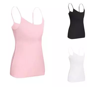 Детские однотонные топы, повседневные майки, нижнее белье 110 чёрный