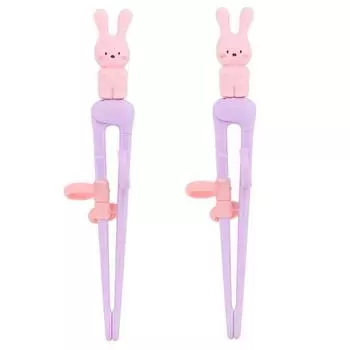 Детские палочки для еды Lilpang The Stick Max, уровень 1 для правой руки, Snow Rabbit, 2 предмета, популярная корейская посуда