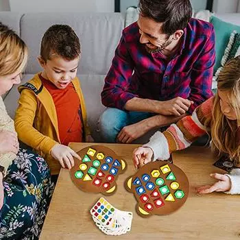 Детские пазлы Геометрические фигуры Быстрые сопоставления Настольные головоломки Обучающие игры Игрушка