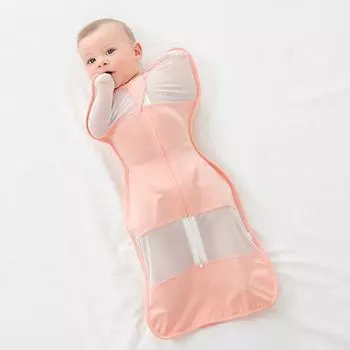 Детские пеленки, дышащие, улучшающие качество сна, яркие цвета, легкие пеленания для сна для ребенка M синий