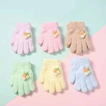 Детские перчатки, плюшевые перчатки для мальчиков и девочек, детские перчатки с героями мультфильмов