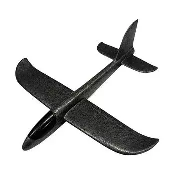 Детские планерные самолеты из пенопласта, ручной запуск, для игр на открытом воздухе, для взаимодействия родителей и детей чёрный