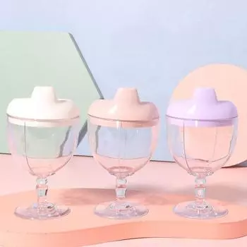 Детские пластиковые высокие стаканы, детские чашки для вина, чашки для сока, детская чашка для молока фиолетовый