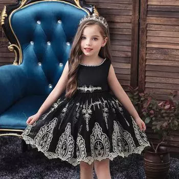 Детские платья для девочек, платья для девочек, детские прогулочные платья, платья для детей на Хэллоуин, платья для вечеринок и банкетов 100cm красный