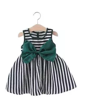 Детские платья принцессы с принтом для маленьких девочек 1-2 YEARS