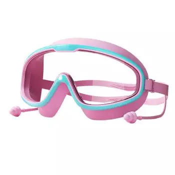 Детские плавательные очки, большие плавательные очки с защитой от запотевания, очки для бассейна для детей 3-16 лет