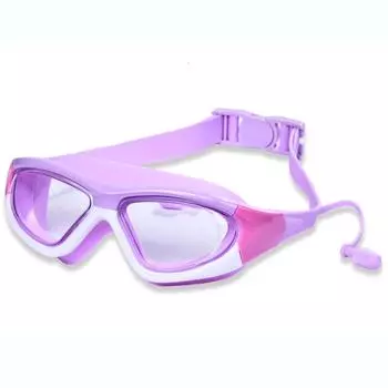Детские плавательные очки для мужчин и женщин, противотуманные и водонепроницаемые, с большой оправой, очки для дайвинга, студенческое плавательное снаряжение Other