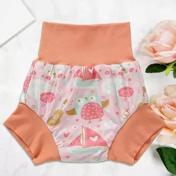 Детские плавки для плавания с 3-слойной защитой, полотенцем от мочи, многоразовые, стирающиеся, с эластичной резинкой на талии, детские шорты для плавания 90