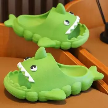 Детские пляжные тапочки для мальчиков и девочек, домашняя обувь, летние вьетнамки на толстой подошве, уличные тапочки для детей 22-23 розовый