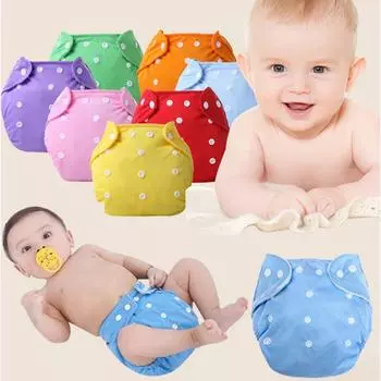 Детские подгузники моющиеся многоразовые хлопковые тренировочные штаны тканевые подгузники детские зима лето экологически чистые жёлтый