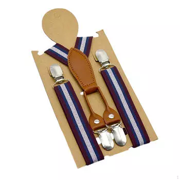 Детские подтяжки, регулируемые подтяжки Y-образной формы, 3 зажима, сверхпрочные эластичные ремни, подтяжки для смокинга, брюки